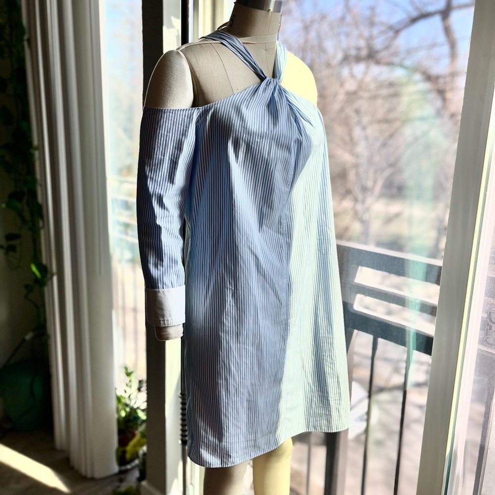 Rag & Bone Striped Cotton Cutout Dress – Size S